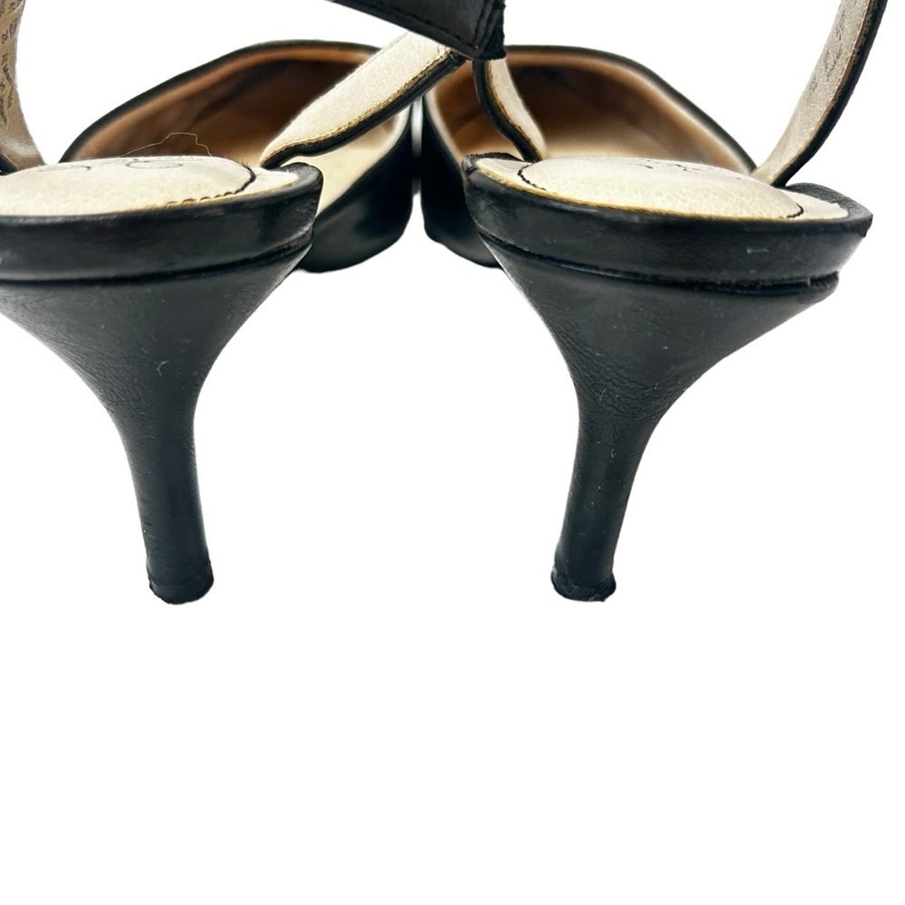 Life Stride Shane Black Pointy Toe Sandal Heel Pump - Picture 6 of 8